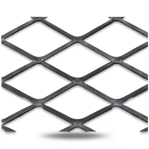 Hot Rolled Black Steel Expanded Metal Mesh Thickness 3.8 mm Width 1.22 m Length 5 m