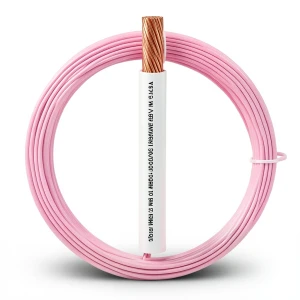 سلك كهرباء 16 AWG نحاس مجدول 600 فولت معزول PVC، زهرى، 2500 قدم | شركة الفنار