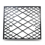 Hot Rolled Black Steel Expanded Metal Mesh Thickness 4.8 mm Width 1.22 M Length 1 M