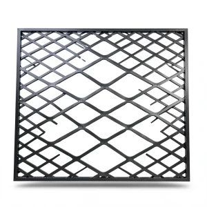 Hot Rolled Black Steel Expanded Metal Mesh Thickness 4.8 mm Width 1.22 M Length 1 M