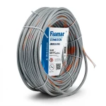 سلك كهرباء امريكي 18 AWG نحاس مجدول معزول PVC رمادي، 600 فولت، طول 2500 قدم | شركة الفنار