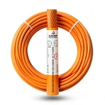 لفة سلك مفرد نحاس مجدول 6 AWG AWM، 600 فولت، عزل PVC برتقالي، طول 500 قدم | شركة الفنار
