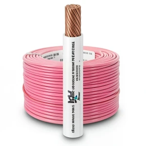 لفة سلك 6 AWG نحاس مجدول كهربائي 600 فولت عزل PVC AWM زهرى طول 2500 قدم | شركة الفنار