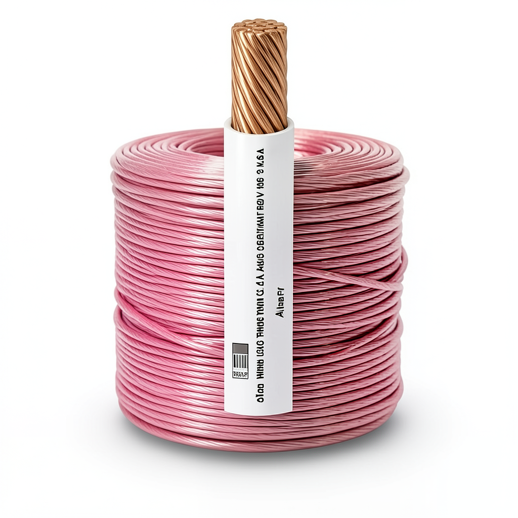 سلك 3 AWG نحاس مجدول 600 فولت عزل PVC زهرى طول 2500 قدم | شركة الفنار