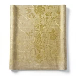Italian Wallpaper Patterned Design 10mx0.73m Gold Color, Model 125050