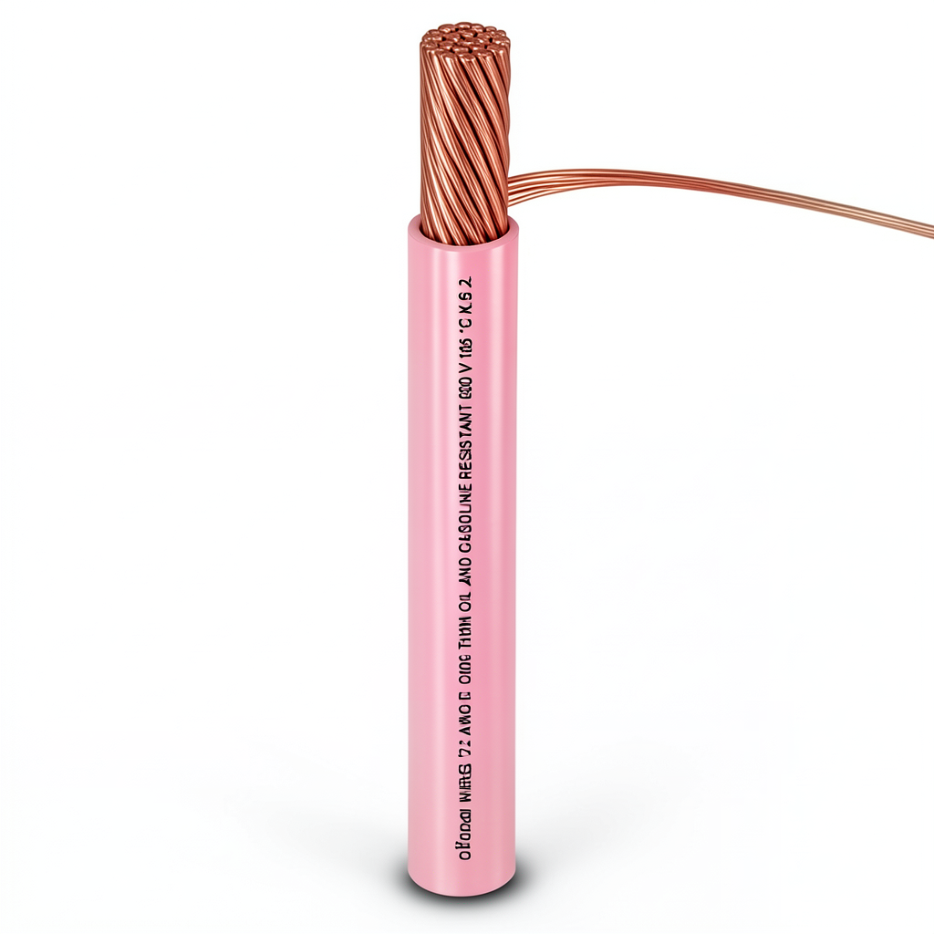 سلك كهرباء 2 AWG نحاس مجدول 600 فولت معزول PVC زهرى 2500 قدم | شركة الفنار