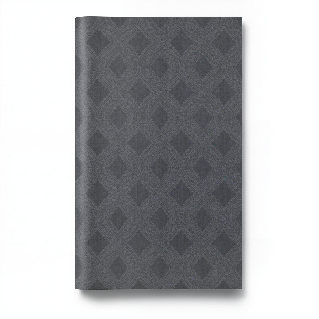 Wall Decoration Pattern Design 10m x 0.53m Dark Gray