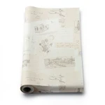 Dutch Youthful and Kids Wallpaper 10m x 0.53m Beige, Model 17200