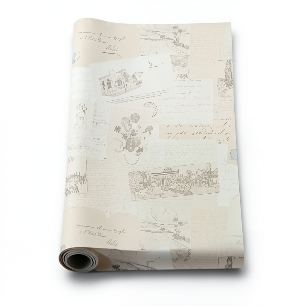 Dutch Youthful and Kids Wallpaper 10m x 0.53m Beige, Model 17200