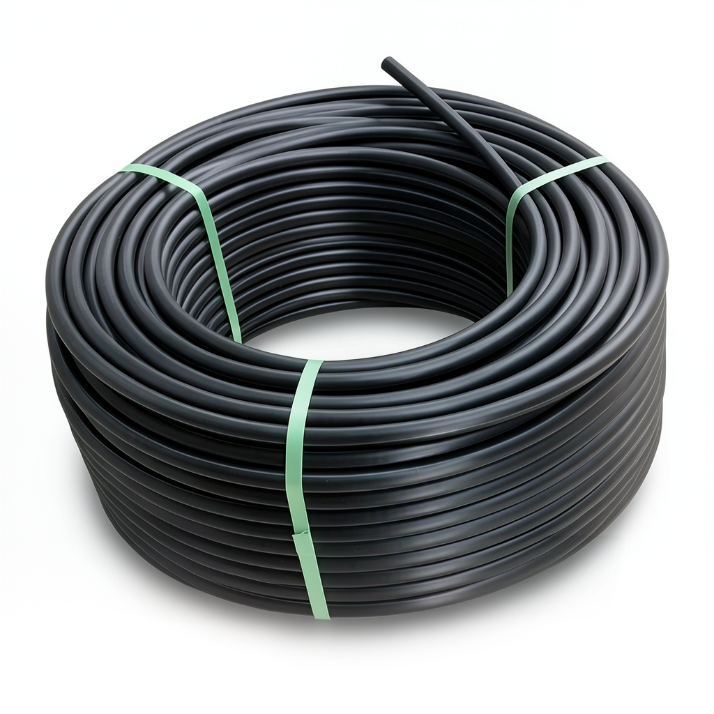 لفة أنابيب HDPE ضغط 4 بار PE 80 قطر خارجي 125 مم SDR 41 لون أسود