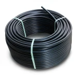 لفة أنابيب بلاستيك HDPE ضغط 4 بار PE 80 قطر خارجي 140 مم SDR 41 لون أسود