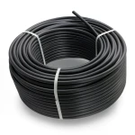 لفة أنابيب بلاستيك HDPE ضغط 4 بار PE 80 قطر خارجي 160 مم SDR 41 لون أسود