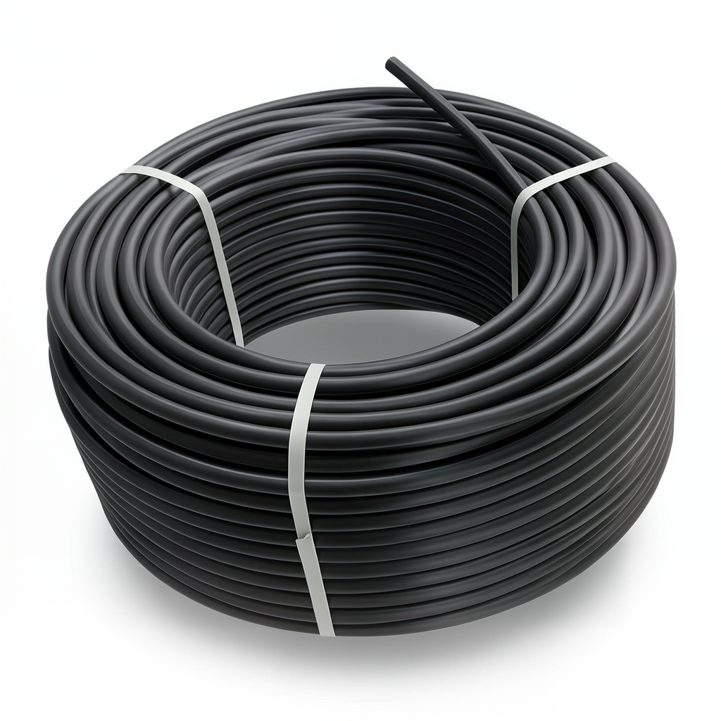 لفة أنابيب بلاستيك HDPE ضغط 4 بار PE 80 قطر خارجي 160 مم SDR 41 لون أسود