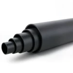 مواسير HDPE ضغط 3.1 بار PE 80 قطر خارجي 200 مم SDR 33 لون أسود