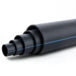 أنابيب بلاستيك HDPE ضغط 3.1 بار PE 80 قطر خارجي 355 مم SDR 33 لون أسود