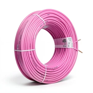 PVC Insulated Flexible Copper Electric Wire 150mm2, 450/750V, 300ft Coil, Pink | Al Fanar
