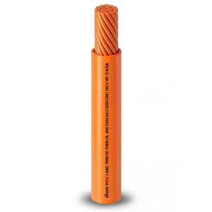 سلك مفرد نحاس مجدول AWM 12 AWG 600 فولت معزول PVC برتقالي 2500 قدم | شركة الفنار