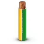 لفة سلك 2.5 ملم2 أخضر/أصفر مرن 450/750 فولت، موصل نحاس، عزل PVC مقاوم للحرارة | شركة الفنار