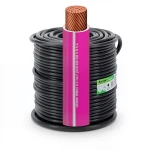 لفة سلك كهرباء نحاس مرن عزل PVC، مقاس 185 mm²، طول 300 قدم، جهد 450/750 فولت | شركة الفنار