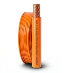 لفة سلك مفرد نحاس مجدول 600 فولت AWM مقاس 8 AWG عزل PVC برتقالي 500 قدم | شركة الفنار