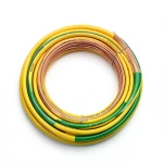 سلك مفرد 10 ملم 450/750 فولت، أصفر/أخضر، موصل نحاس مرن، عزل PVC مقاوم للحرارة | شركة الفنار