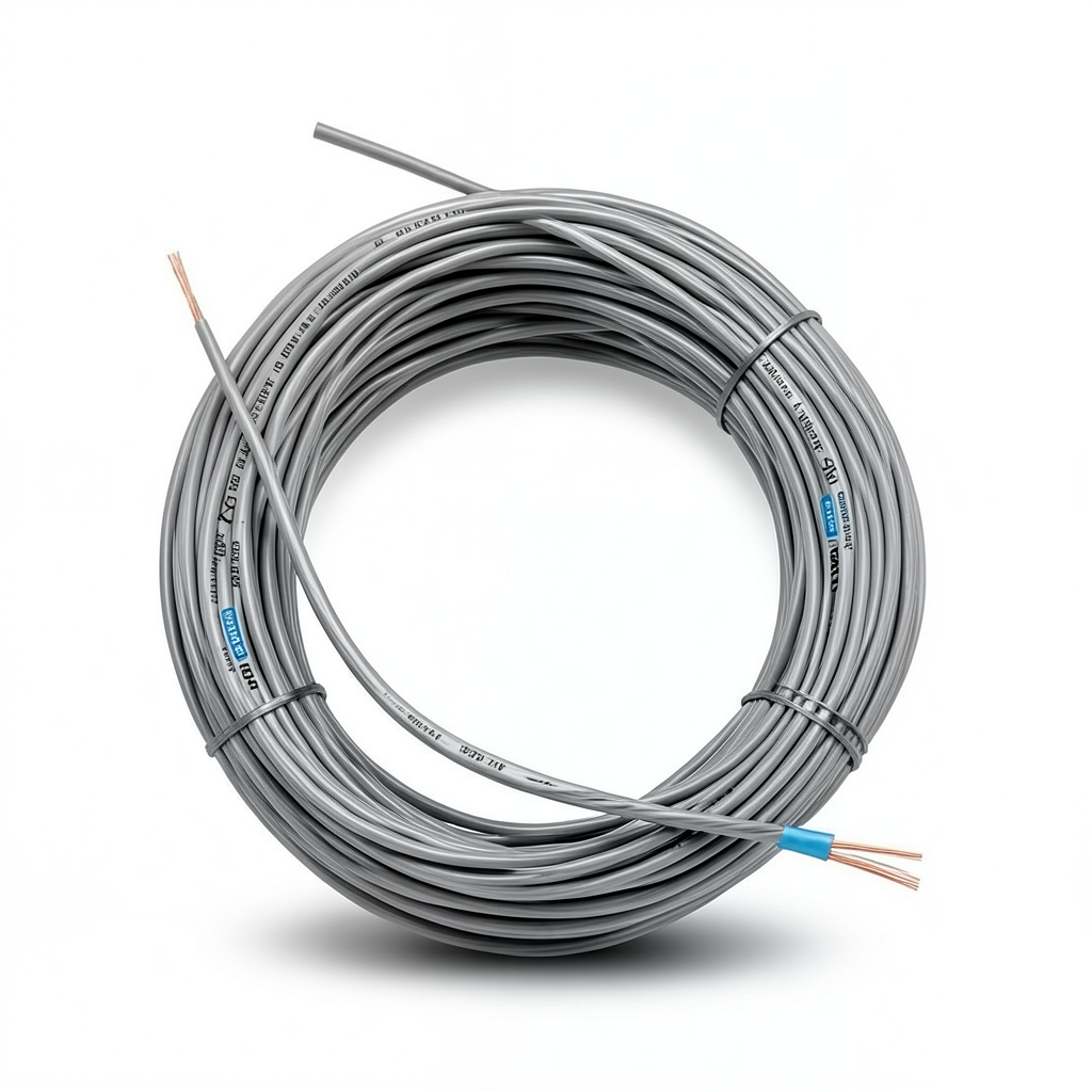 18 AWG Stranded Copper American Electrical Wire 600V PVC Insulation Gray 2500ft | Al Fanar