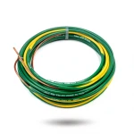 سلك كهرباء 4 مم2 450/750 فولت، موصل نحاس مرن، عزل PVC مقاوم للحرارة، لون أصفر/أخضر | شركة الفنار