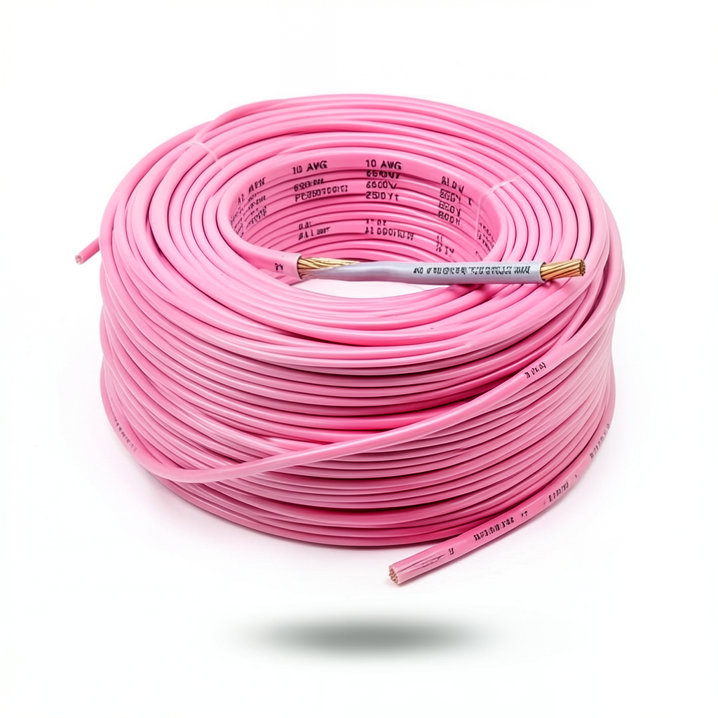 سلك 10 AWG نحاس مجدول 600 فولت عزل PVC AWM زهرى طول 2500 قدم | شركة الفنار
