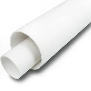 أنابيب UPVC جدول 40 مقاس 1 1/4 بوصة قطر خارجي 42.29 مم لون أبيض