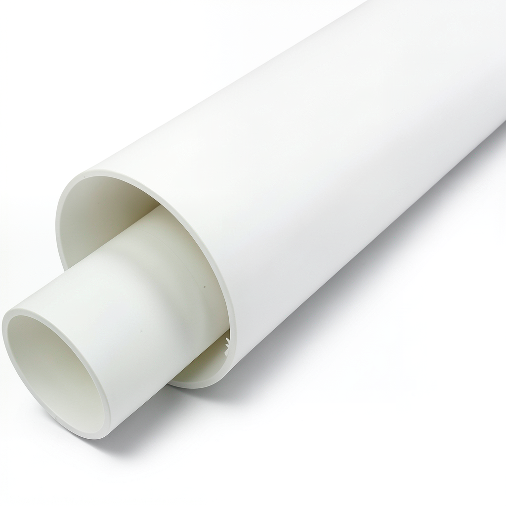 UPVC Plastic Pipe Schedule 40 Size 2 1/2 inch Outside Diameter 73.20 mm White Color