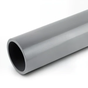 مواسير بلاستيك UPVC كلاس 0 مقاس 1 1/2 إنش سماكة 1.8 مم، رمادي