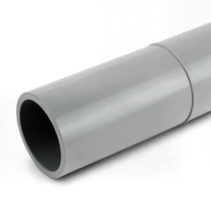 UPVC Plastic Pipe Class 0 Size 8 inch Thickness 3.10 mm Gray