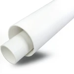 UPVC Plastic Pipe Schedule 40 Size 2 1/2 inch Outside Diameter 73.20 mm White Color