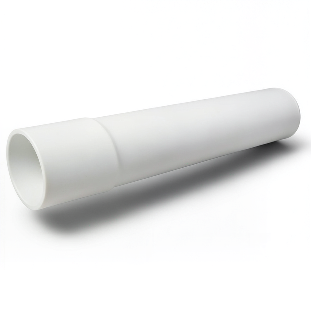 UPVC Plastic Pipe for Sewerage Systems Size 50 mm Thickness 3.5 mm White Color