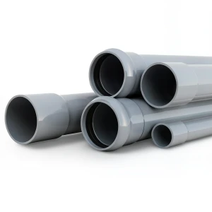 UPVC Pipes Nominal Pressure 4 Bar Outside Diameter 355 mm Thickness 7 mm Gray