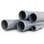 UPVC Pipes Nominal Pressure 4 Bar Outside Diameter 710 mm Thickness 14 mm Gray