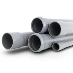 UPVC Pipes Nominal Pressure 4 Bar Outside Diameter 630 mm Thickness 12.4 mm Gray