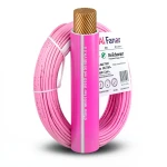 سلك كهرباء نحاس مرن عزل PVC، مقاس 150 مم2، جهد 450/750 فولت، طول اللفة 300 قدم، لون زهري | شركة الفنار