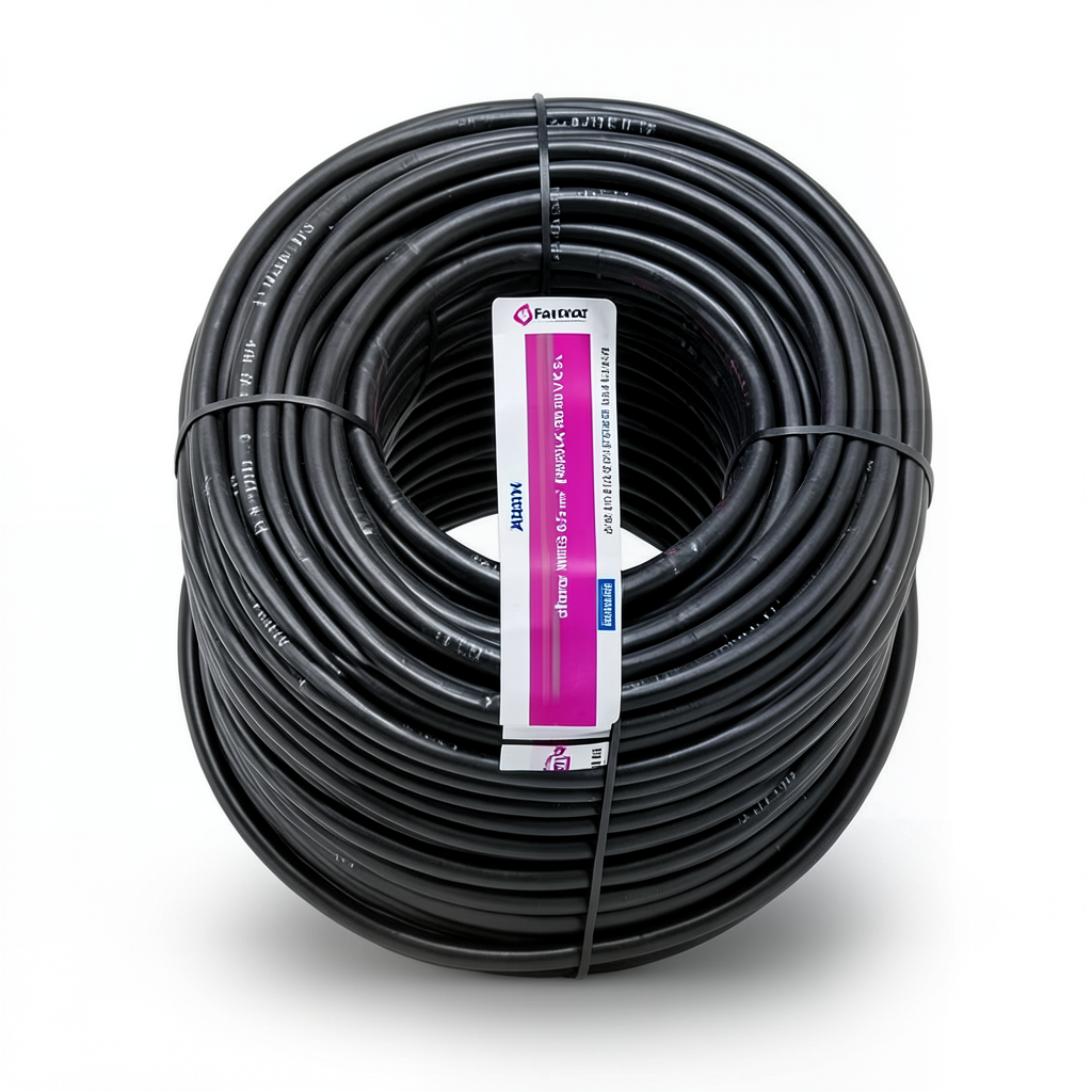 لفة سلك كهرباء نحاس مرن عزل PVC، مقاس 185 mm²، طول 300 قدم، جهد 450/750 فولت | شركة الفنار