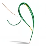 سلك مفرد 1.5 sq mm 450/750 فولت، لون أصفر/أخضر، موصل نحاس مرن، عزل PVC مقاوم للحرارة | شركة الفنار