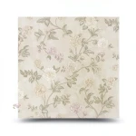 Italian Wallpaper Floral Design Beige Color, Size 10mx0.53m, Model Z66801