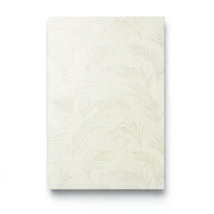 Leaf-Patterned Wall Covering 10m x 1.06m Cream Color, Model 46744