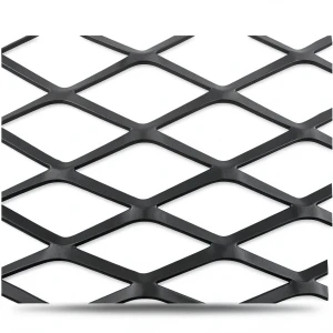 Hot Rolled Black Steel Expanded Metal Mesh 3 mm Thickness 2.44 m Width 5 m Length