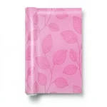 Wall Decoration Leaf-Patterned Design 10m x 0.53m Pink, Model 17751