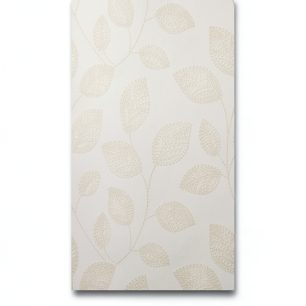 Wall Decoration Leaf-Patterned Design 10m x 0.53m Beige, Model 17752
