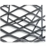 Hot Rolled Black Steel Expanded Metal Mesh Thickness 5.8 mm Width 2.44 m Length 5 m