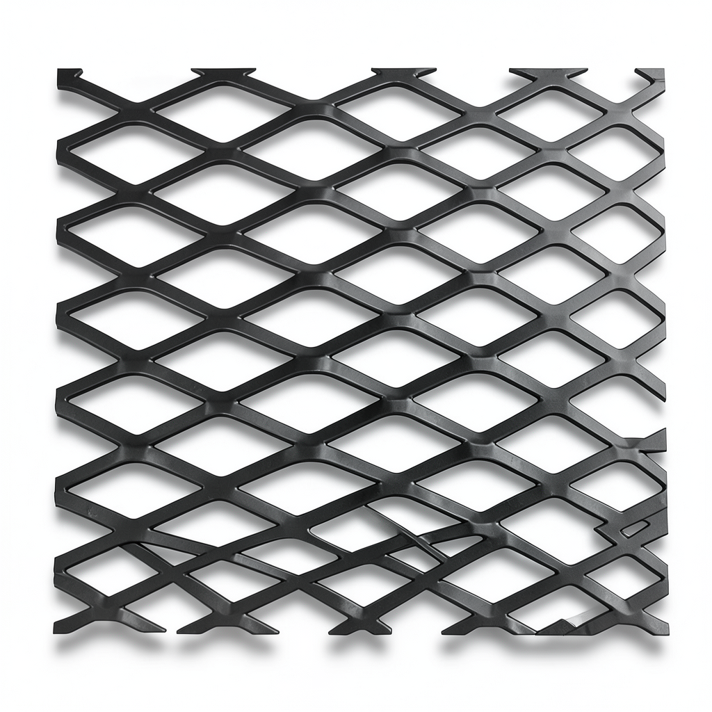 Hot Rolled Black Steel Expanded Metal Mesh Thickness 6 mm Width 2.44 m Length 5 m