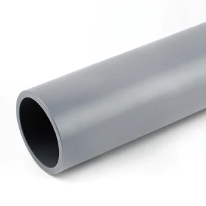 مواسير بلاستيك UPVC كلاس 0 مقاس 4 بوصة سمك 2.30 mm، لون رمادي