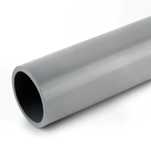 أنابيب بلاستيك UPVC كلاس 0 مقاس 8 inch سماكة 3.10 mm رمادي