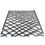 Hot Rolled Black Steel Expanded Metal Mesh Thickness 3 mm Width 2.44 m Length 6 m